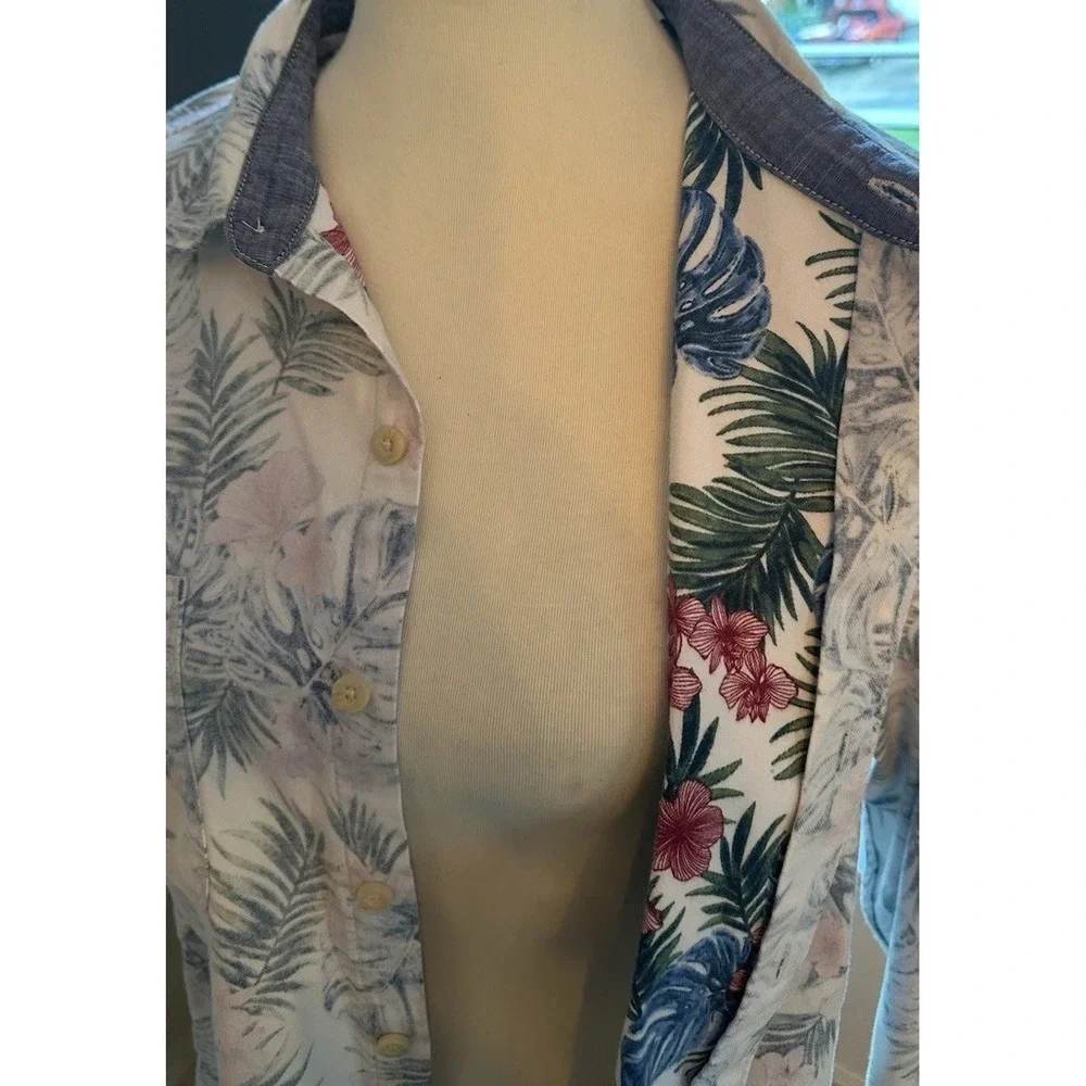 Tommy Bahama Mens Palm Button Up Shirt SZ XL - Picture 11 of 11